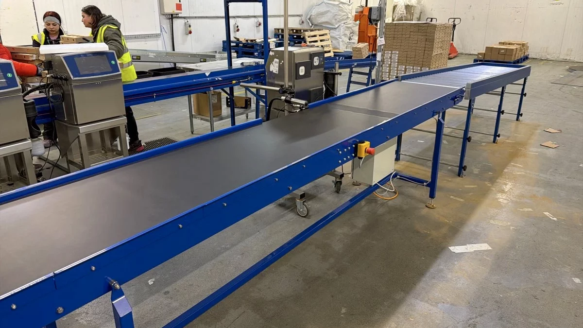 CMS Conveyors Completes Custom Belt and Gravity Conveyor Installation